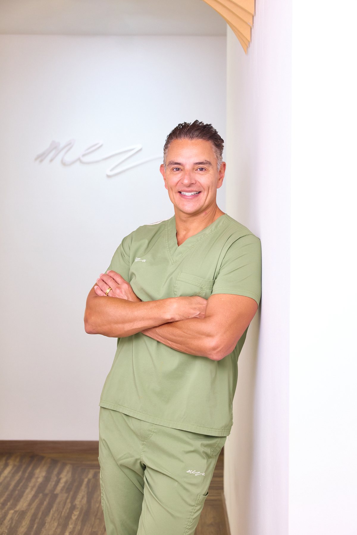 Dr. Meza at his clinic in San José, Costa Rica
